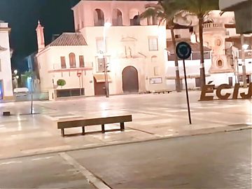 Horny girl fucked in the middle of the street in Ecija - Seville public porn video