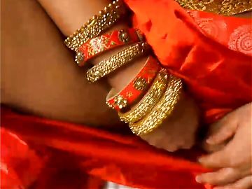 Newly married indian wife giving blowjob and handjob to her husband